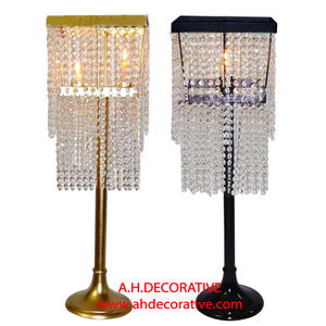 Bougeoir en cristal, porte-bougie en métal de haute qualité pour décor de Table, pièce de centre de Table - Product Image 1