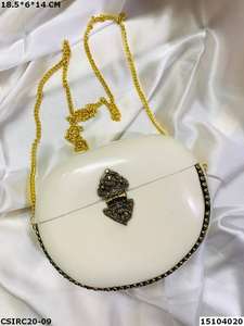 Handmade Designer Multi-Color Resin Clutch <b>Bag</b> <b>for</b> Ladies Exclusive <b>Wedding</b> Evening Party Purse Craftstages International 4-7 - Product Image 6