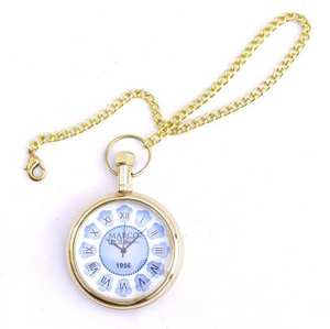 นาฬิกาพกงานหัตถกรรมทองเหลืองคลาสสิกพร้อมโซ่แบบรอยัลทำด้วยมือแก้ว CHLW026ของขวัญแปลกใหม่สำหรับคริสต์มาสและปีใหม่ - Product Image 6