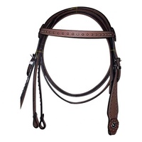 Cuir Western Headstall.