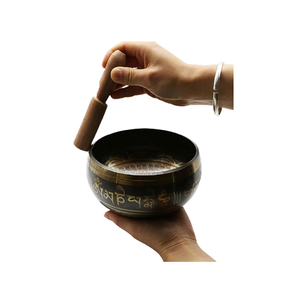 Bol chantant tibétain au design merveilleux avec une qualité supérieure, taille et forme personnalisées, bol chantant pour le yoga - Product Image 6