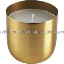 Bougeoir votif en verre plaqué or en forme de zigzag en acier inoxydable pour la décoration de la maison pour les occasions de Pâques - Product Image 6