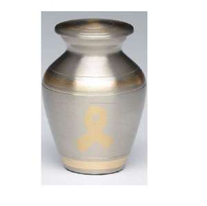 Urnes de crémation indiennes faites à la main avec finition en étain Urnes de crémation classiques de meilleure qualité fabriquées en Inde - Product Image 1