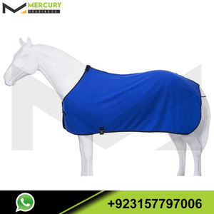Doublure polaire douce pour cheval, tapis multicolore avec Logo personnalisé, convient pour l'hiver - Product Image 4