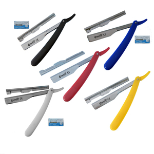 GORAYA-maquinilla de afeitar recta alemana para hombres, cuchillas desechables de aseo, certificado CE ISO, 5 uds., gran oferta - Product Image 1