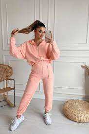 Customized Latest Design Wholesale Custom Sports Team Sweatsuit Set Women Tracksuits joggers Cheap sportswear - Product Image 3