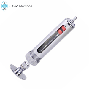 Seringue de vétérinaire, échantillons de verre, Instruments en acier inoxydable, 10 pièces - Product Image 5