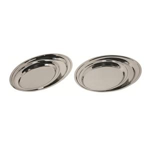 Bandejas y platos de moda ecológicos de acero inoxidable con forma ovalada para cocina, 100 Uds., tamaño personalizado, uso en el hogar y restaurante - Product Image 3