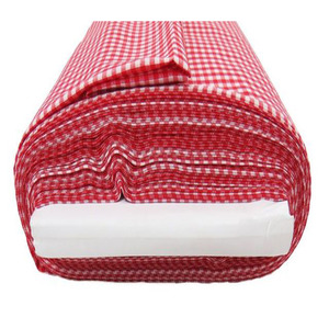 Gingham Red <strong>Fabric</strong> - Product Image 2