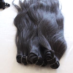 Haute Qualité 100% Vierge Remy Vietnamien Peau Trame Bundle De Cheveux Humains Non Transformé Lâche Vague Profonde Naturel Italien Curl HD Dentelle - Product Image 1