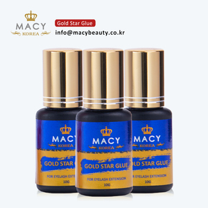 MACY-pegamento para pestañas, OEM ODM Etiqueta Privada, fuerte y más rápido, pegamento de estrella dorada, extensión de pestañas de Corea - Product Image 1