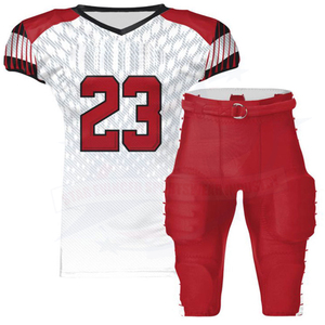 Uniforme de football américain sur mesure de haute qualité, dernier design, vêtements de sport d'extérieur, manches courtes, respirant, grande taille, 100% coton - Product Image 3