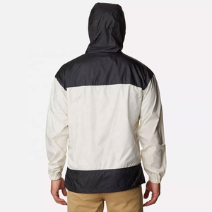 Veste coupe-vent de conception personnalisée directe d'usine pour hommes doudoune debout confortable pour la saison d'hiver tissu enduit de couleur unie - Product Image 2