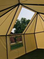 Tenda Safari tahan air mewah dengan bingkai besi Akomodasi terbaik untuk resor luar ruangan dijual!