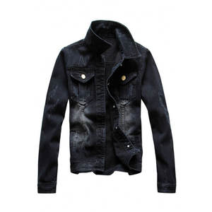 แจ็คเก็ตผ้ายีนส์ลายการ์ตูนสำหรับฤดูหนาวคอปกตั้งมีฮู้ดใช้ได้ทั้งชายและหญิงกันน้ำและใส่กลับด้านได้ - Product Image 2