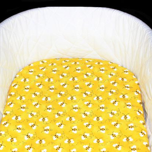Drap pour lit de bébé, 100% coton pur, organique - Product Image 2