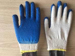 Găng Tay Lao Động Việt Nam-Găng Tay Nửa Phủ Cao Su Thiên Nhiên-Bao Tay Cotton - Product Image 3