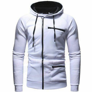 Sudadera con capucha para hombre, ropa de calle lisa, con logotipo personalizado, paneles de algodón pesado, diseño grueso, cálido, invierno, venta al por mayor - Product Image 2