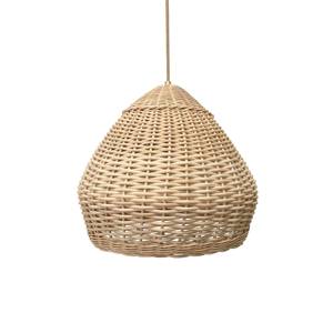 Abat-jour rond en rotin économique pour entreprise, facile à installer, pour lampe suspendue décorative moderne, traditionnelle et asiatique - Product Image 5