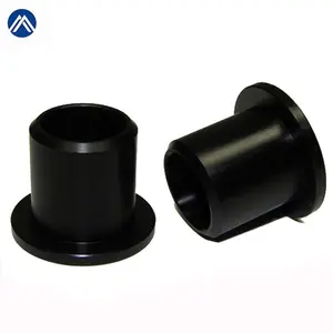 Black anodizing bushing aluminum sleeve precision cnc turning parts for auto motorcycle spare part