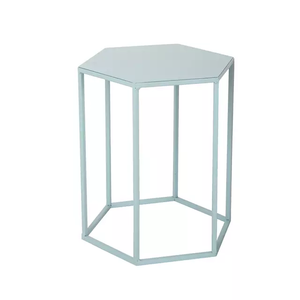 โมเดิร์นที่มีสีสันโลหะกรอบโลหะห้องนั่งเล่นตารางด้านข้าง - Product Image 2