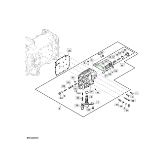 JD Haute Qualité Heavy Duty Tracteur Rondelle OEM Équipement Agricole Numéro de Pièce SU303604 Composant de Remplacement Durable - Product Image 2