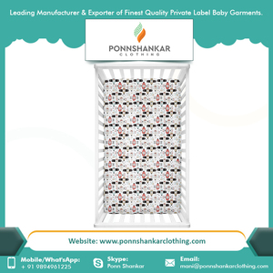 ผ้าฝ้ายอินทรีย์100% เพื่อสุขภาพเด็กติดตั้งแผ่นเปล - Product Image 4