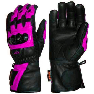 Racing Gloves Full Finger Leather Black Red Panelled Adjustable <b>Wrist</b> <b>Strap</b> Non Slip Waterproof Breathable Motocross Outdoor - Product Image 6