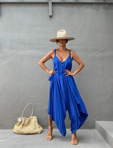 Mono sin mangas informal elegante de verano para mujer Diseño bohemio con cuello en V con patrón tejido Estilo modesto Modelo de pedido personalizado - Product Image 2