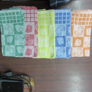 Estampado geométrico 100% algodón orgánico certificado GOTS juego de platos de cocina de 3 18x26 pulgadas al por mayor toallas de cocina personalizadas - Product Image 2