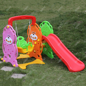 Tobogán y Columpio de Plástico de Alta Calidad para Niños, para Interiores, para Preescolar - Product Image 2