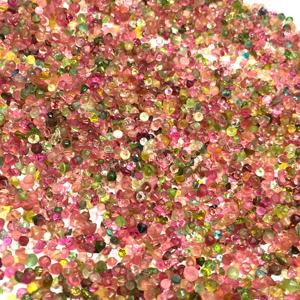 Turmalina Natural Multicolor, Gema Suelta, Cabujón Facetado, Formas Mixtas, 1-6mm, Sin Orificio - Product Image 1