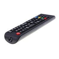 Control Remoto de Repuesto para Smart TV, Negro, Código Fijo, Plástico ABS, Alcance de 10-16M, 2 Pilas AAA, Infrarrojo, para Samsung AA59-00603A