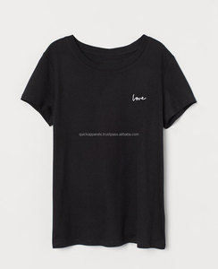 T-shirt court en coton premium pour femme OEM, coupe ajustée, idéal pour l'été, fabrication en usine, marque privée - Product Image 5