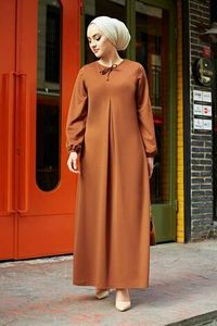 Nouvelle saison femmes vêtements islamiques Abaya caftan tunique dubaï arabe musulman mode islamique qualité turque - Product Image 3