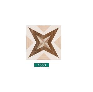 กระเบื้องปูพื้นพอร์ซเลนตกแต่งห้องนั่งเล่นดีไซน์ 3 มิติ 40x40 ซม - Product Image 2