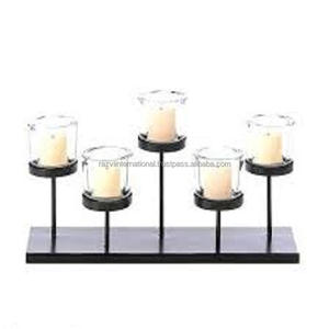 Nuevo diseño, de 10 brazos candelabros de metal de hierro, candelabros, linternas, tarros de velas - Product Image 5