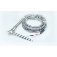 Sensor de Temperatura de Termopar de Acero Inoxidable Tipo K J E T, Exportado desde Singapur e Indonesia