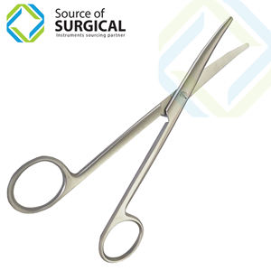 Los proveedores de instrumentos médicos ofrecen tijeras de Mayo manuales de acero inoxidable para quirófano, base de instrumentos quirúrgicos - Product Image 5