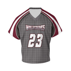 Camisetas de Hockey sobre Césped y Lacrosse para Adultos, Sublimadas, de Poliéster Transpirable, de Secado Rápido, Reversibles, Impermeables, Antibacterianas, Estampadas - Product Image 1