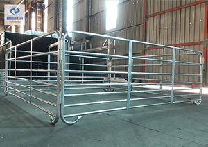 Panneau de clôture de bétail galvanisé robuste le plus vendu Clôture de ferme de bétail en métal portable avec des services soudés de coupe standard ASTM - Product Image 6
