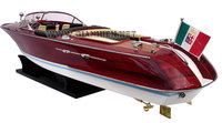 Modèle de bateau à moteur en bois artisanal RIVA AQUARAMA SPECIAL X-LARGE - Bateau artisanal décoratif