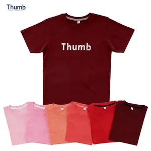 Tùy Chỉnh In Logo Trống Áo Thun Cotton Tee Từ Thái Lan