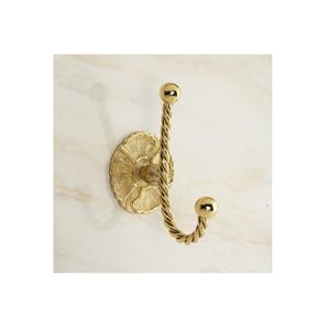 Soporte de anillo de toalla de mano de latón dorado de estilo Vintage Hardware de baño de montaje en pared con diseño redondo simple - Product Image 5