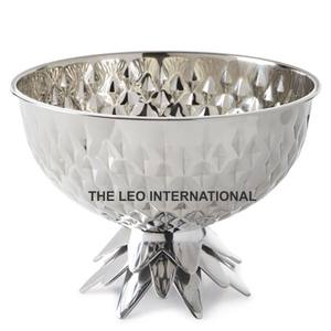 Bol en métal aluminium en forme d'ananas or argent aspect luxe pour servir des bonbons et des snacks bol décoratif de vente chaude - Product Image 2