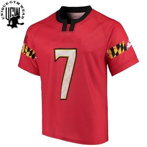 Uniforme de football américain personnalisé de haute qualité, 100% polyester, séchage rapide, respirant, grande taille, couleurs et positions de logo personnalisées - Product Image 2
