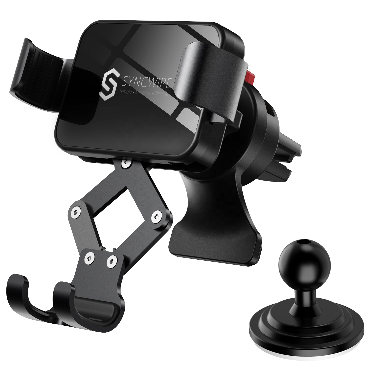 Syncwire покрыт Автомобильный держатель для телефона на магните для автомобиля, устанавливаемое на вентиляционное отверстие в салоне автомобиля гравитационного телефона автомобильное крепление