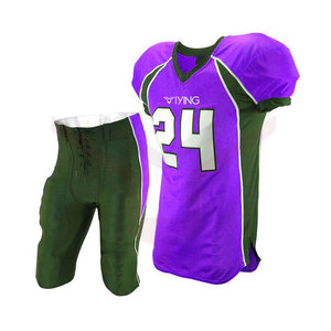 Uniforme de football américain personnalisable en sergé avec logo imprimé, taille plus XL pour adultes et jeunes, vêtements d'équipe pour jeunes - Product Image 4