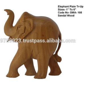 Figurine d'éléphant en bois de santal, 1 pièce, sculpture d'éléphant en bois de santal - Product Image 2