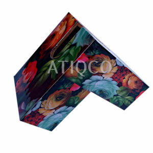 Tốt nhất chất lượng cao phong cách in độc đáo hấp dẫn hộp mô bằng gỗ với đương đại vượt thời gian thiết kế hình học - Product Image 5